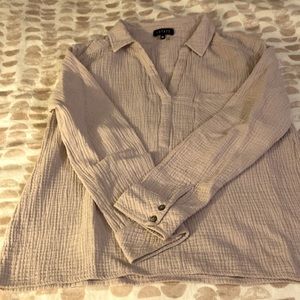 1 STATE size medium lavender shirt worn a few times.